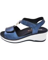 de dcutillas doctor cutillas - sandalias de piel para mujer tacon grues marino