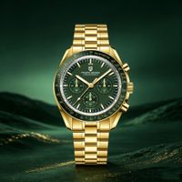 relojes para hombre 2026 nuevo reloj de cuarzo pagani design v6 moon de lujo en oro para hombre vk63 speedy cronografo deportivo reloj de pulsera con espejo de zafiro ar bisel de ceramica
