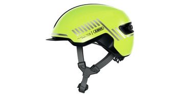 Casco de senalizacion abus hud y amarillo