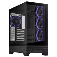 asus a31 plus argb mid tower atx doble cristal templado usb-c negra