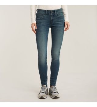 G-Star para mujer. 60885-6550-071 Jeans Lynn Skinny azul (32/36), Casual, Algodón, Denim