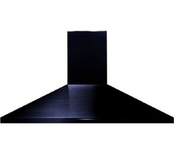BELLING UH100B Chimney Cooker Hood - Black, Black