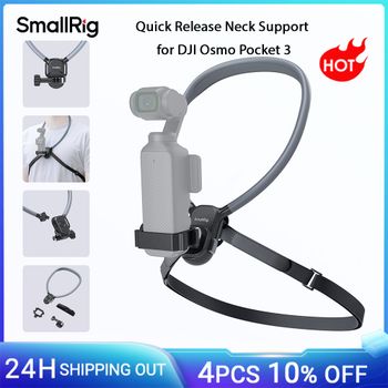 Soporte magnético para el cuello SmallRig con correa para el pecho para cámara de acción para DJI Osmo Pocket 3/OSMO 360/Action 5/4 para GoPro Hero 12/11