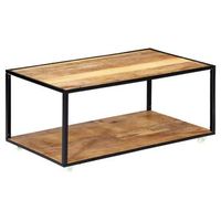 mesa de centro de madera maciza reciclada 90x50x40 cm vidaxl