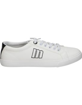 Zapatillas Mustang Aria 60615 Blancas Y Negras Para Mujer 38