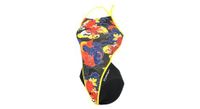 michael phelps traje de bano de una pieza con espalda abierta koi para mujer  negro
