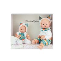 muneca little family estuche 2 munecas  26 y 40 cms