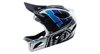 Casco integral troy lee designs stage mips azul blanco