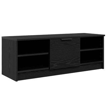 Gabinete De Tv 102 X 35 X 36,5 Cm Roble Negro Vidaxl