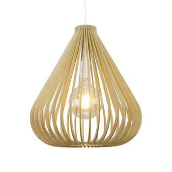 Lámpara de techo de madera