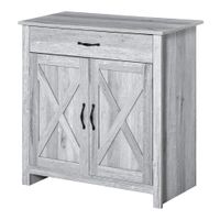 aparador de cocina 80x397x80 cm gris