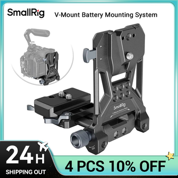 Placa de Batería Plegable SmallRig con Montaje en V, Solución de Montaje Todo en Uno sin Herramientas para Cámaras DSLR Sony, Canon y Panasonic