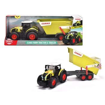 Tractor With Trailer 64cm Claas Farm Dickie