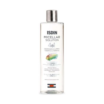 Isdin Maquillaje Micellar Solution Agua Micelar 4 En 1: Desmaquilla, Limpia, Tonifica E Hidrata