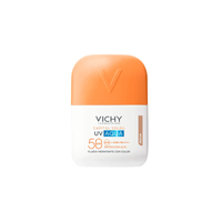 capital soleil uv aqua fluido hidratante spf50 50ml color tono medio