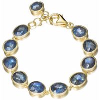 jorge revilla pulseras pulsera con labradorita de plata con bano de oro 18k para mujer