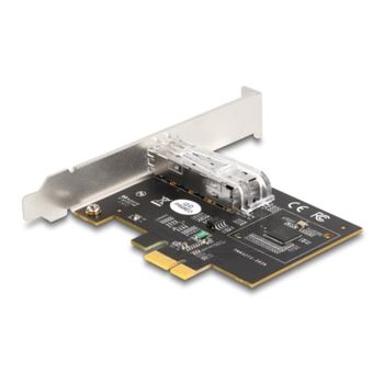 Tarjeta de Red Delock 88318 PCI Express SFP 1 Gbps Intel I210 VLAN Jumbo Frames
