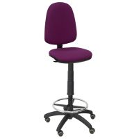 piqueras y crespo ayna bali taburete ruedas parquet morada