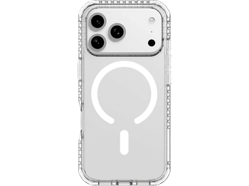 Funda móvil - CellularLine Ultra Strong Mag, Para Apple iPhone 18 Pro, MagSafe, Carga inalámbrica, Anti impactos, Antibacteriana, Transparente