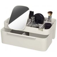 viva joseph joseph organizador para cosmeticos 2-en-1 con espejo extraible compartimentos profundos y poco profundos 3019512 cm color shell