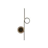 aplique acero aluminio y silicio  62 cm