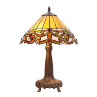lampara de mesa cristal tiffany compact