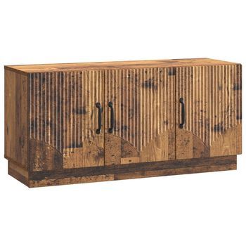 Mueble De Tv Madera Envejecida 99 X 34,5 X 47 Cm Vidaxl