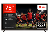 tv sqd-mini led 75 - tcl 75x11l uhd 4k sqd-mini smart con google tv diseno ultradelgado negro