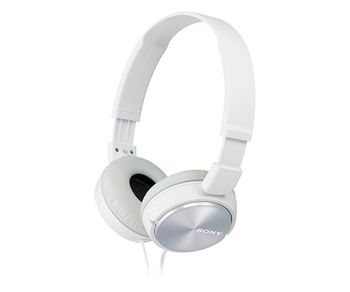 Sony MDR-ZX310APW - Auriculares de diadema cerrados (con micrófono, control remoto integrado), blanco