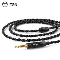 trn-cable de cobre de alta pureza para auriculares conector mmcx2 pines de 35mm para trn m10 v90 v30 v80 im1 im2 trn x6 vx a3