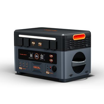 Oscal Powermax2400se Estación De Energía Portátil 2016wh / 2400w Lifepo4, 8 Modos De Recarga