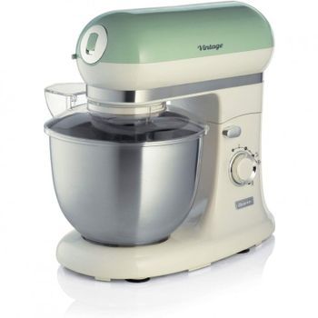 Ariete 1588/04 Batidora Amasadora Vintage 1200W Verde/Crema