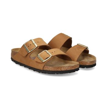 Birkenstock Sandalias Planas Mujer - Marrón Talla 41n