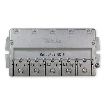 Televes Repartidor Satélite 8 Direcciones 14/16 dB Gris