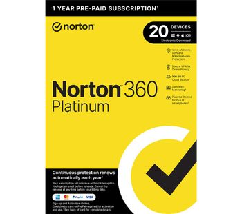 360 Platinum 2019 - 1 year for 20 devices