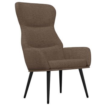 Sillón De Relax De Tela Gris Taupé Vidaxl