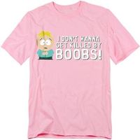 south park camiseta killed by boobs para hombre