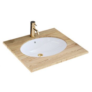 Lavabo Empotrado Rea Nel White