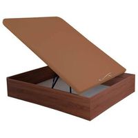 canape abatible relax musa 3d gran capacidad alturas 3832 cm - cerezo - 150x190 cm - altura 32 cm