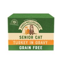 james wellbeloved senior cat pouches - turkey - 12 x 85g