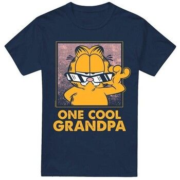Garfield Camiseta One Cool Grandpa para hombre