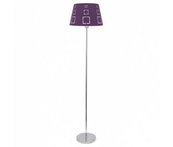 Lampara de pie metal color cromo serie celaya 40cm