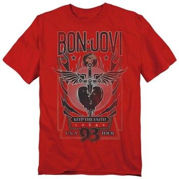 Bon Jovi Camiseta Keep The Faith para mujer