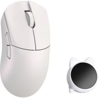raton wlmouse huan inalambrico 8000 hz optico blanco 5 botones programables