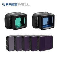 kit de lentes de gran angular y anamorficas de alta calidad de freewell para la camara dji mini 4 pro captura paisajes extensos y crea efectos cinematograficos
