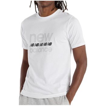 New Balance Camiseta T-shirt Classic 100% coton blanc para hombre