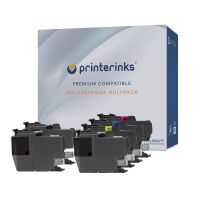 compatible multipack brother mfc-j5330dw printer ink cartridges 6 pack -lc3217bk
