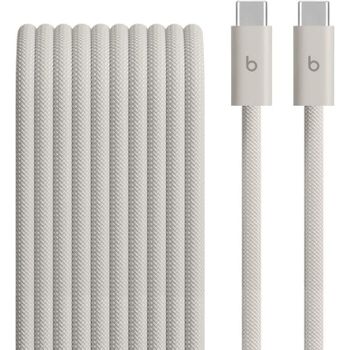 Cable USB-C a USB-C Beats 240W Trenzado 3m Gris Tormenta