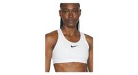 sujetador de alta sujecion nike swoosh blanco  mujer