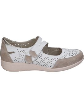 Zapatos De Piel Para Mujer Treintas 4310 Blanco 37